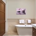 thumbnail image 5 of ZHONGYUTONG Zen Wall Art Canvas Lotus Flower and Pink Butterfly Pictures Spa Stones Painting Meditation Spiritual Bathroom Wall Decor Framed (12.00" x 18.00"), 5 of 5
