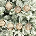 thumbnail image 5 of 12-Pack Velvet Christmas Ball Ornaments - 2.36" Flocked Shatterproof Xmas Tree Decor with Glitter Sequin Accents for Holiday, Wedding & Party, 5 of 9