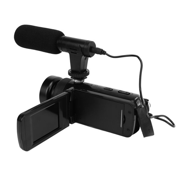 Cámara Digital HD, Lente Gran Angular De 0,45X Grabación En Bucle Pantalla TFT De 2,4 Pulgadas Videocámara Con Zoom Digital Detección De Movimiento De 110-240 V Para Matrimonio