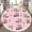Color 4, variant on 4ft Golf Theme Rug, Cute Golf Pink Bow Light Green Washable Area Rugs Preppy Floor Carpet Non Slip Rugs for Nursery Bedroom Playroom Classroom Dorm