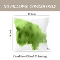 thumbnail image 4 of LALILO Throw Pillow Covers Green Spot Watercolor Trendy Tint Cushion Cover 18" x 18", 2 Pack, 4 of 6