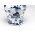 thumbnail image 2 of Zeckos AA Importing 59760 Blue And White Ginger Jar With Lid, 2 of 3