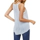 thumbnail image 4 of Camiseta sin mangas Mujer Verano Cuello en V Chaleco sexy Casual Top suelto, Blanco, S Vogacara AP001329-11, 4 of 5