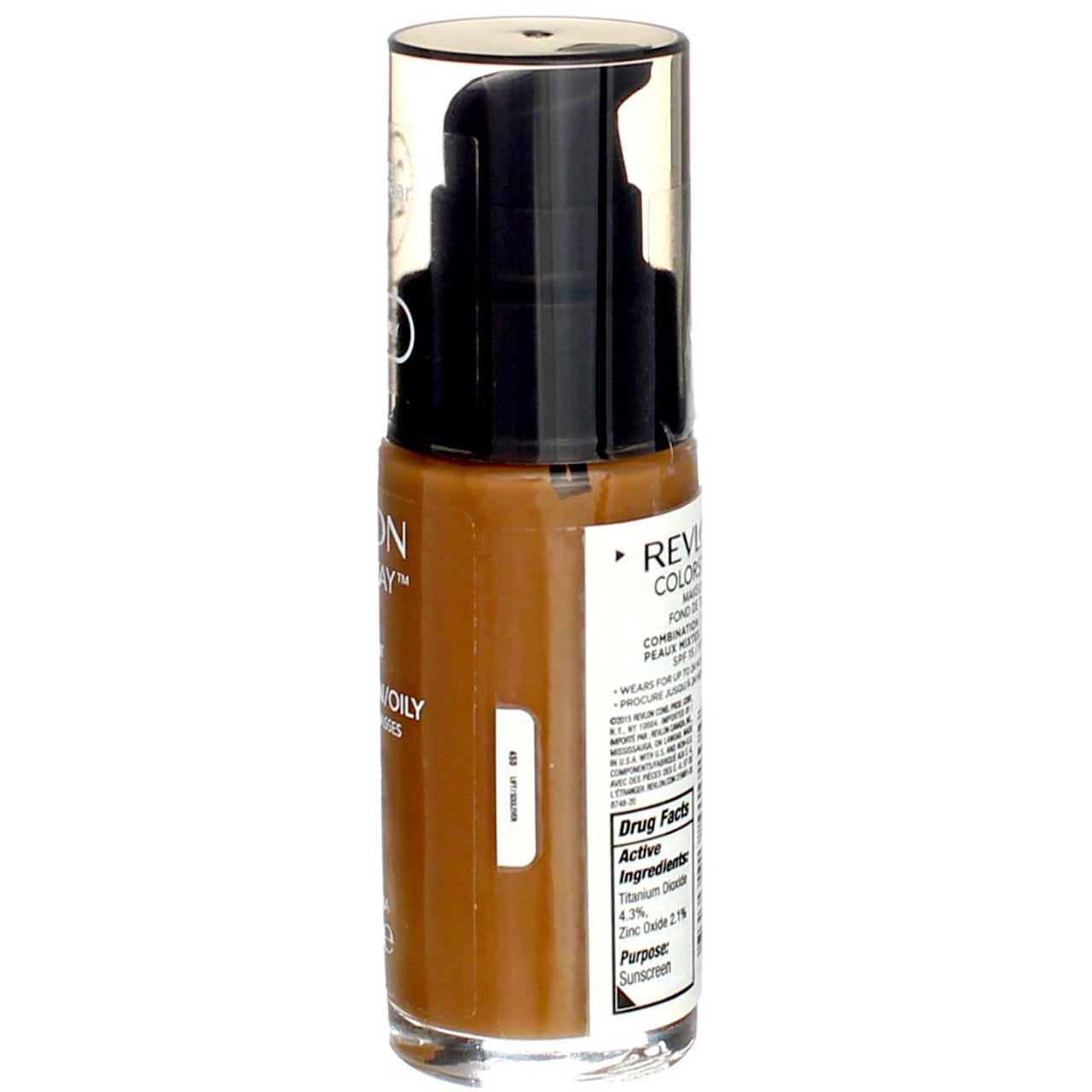 Revlon Colorstay for Combo/Oily Skin Makeup, Mocha [450], 1 oz (Pack of 2)