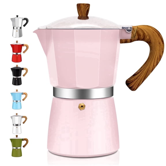 12 Cup Aluminum Espresso Stovetop Moka Pot Express Coffee Maker Percolator Italian Classic Mocha Coffee Machine for Italian and Cuban Cafe Brewing for Home & Camping 600ml 20oz