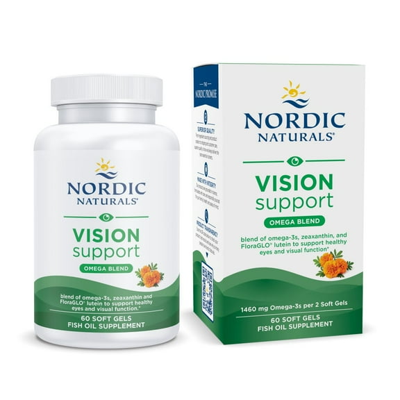 Nordic Naturals Omega Support Softgels, 1460 Mg, For Healthy Eyes, 60 Ct
