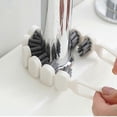 thumbnail image 4 of U-shape Design Bending Bathtubs Brush Curved Double Side Stains Scrub Brush for Bathroom, 4 of 5