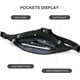 thumbnail image 5 of Riñonera pequeña para mujeres y hombres con conector para auriculares Riñonera ligera e impermeable para correr, viajes, senderismo, ciclismo, viajes.-H-Negro-MH-Negro-M, 5 of 8