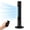 Black, variant on KNDKO 35.4 in Pink Tower Fan with Remote, 3 Speeds, 3 Modes and 85° Oscillation