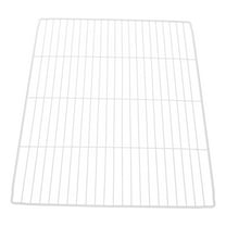 SEWCHICS White Metal Fridge Divider with Grid Design for Enhanced Airflow and Organization in Freezers