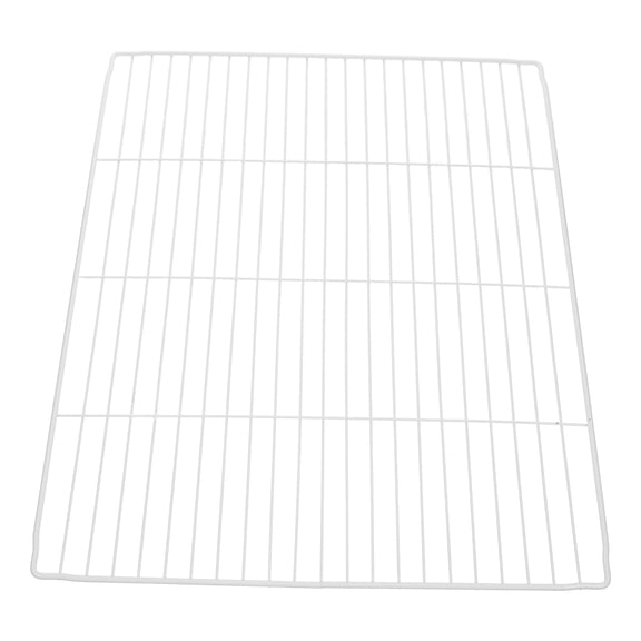 SEWCHICS White Metal Fridge Divider with Grid Design for Enhanced Airflow and Organization in Freezers