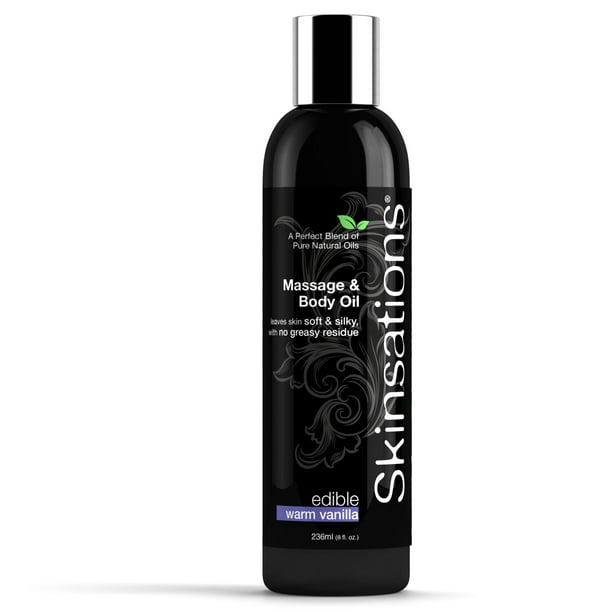 Skinsations Vanilla Massage And Body Oil 8oz