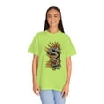 thumbnail image 4 of Aztec Dragon Design Unisex Garment-Dyed T-shirt, 4 of 4