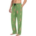 thumbnail image 4 of Bumble Bee with Flowers Men's Pajama Pants Lightweight Sleepwear Bottom Lounge Pants, 4 of 6