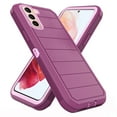 thumbnail image 4 of Asuwish Compatible with Samsung Galaxy S21 5G 6.2 inch Phone Case Hybrid Rugged Shockproof Hard Protective Drop Proof Full Body Heavy Duty Mobile Cell Cover for S 21 21S G5 Women Men Purple, 4 of 8