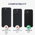 thumbnail image 2 of AIR-Case Compatible with Apple iPhone 16 Case - Slim TPU Silicone Phone Cover - Soft Touch Finish - Baltic Blue, 2 of 4