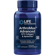 Life Extension ArthroMax Advanced with NT2 Collagen & AprsFlex - For Joint Health & Inflammation Management - Gluten-Free, Non-GMO - 60 Capsules