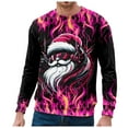 thumbnail image 2 of SRZYMJ Ugly Christmas Sweater Men Ugly Xmas Sweatshirts Crewneck Casual Loose Pullover Colorful Funny Tops For Parties, 2 of 4