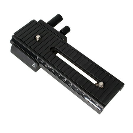 Macro Focusing Rail Slider - 2-way Macro Shot Focusing Focus Rail Slider for Canon Nikon Sony Olympus Pentax Camera D-SLR