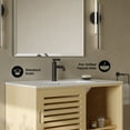 thumbnail image 4 of Delice 36" Freestanding Bathroom Vanity in Natural Oak with Sink Top, 4 of 9