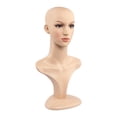 thumbnail image 1 of Busto de cabeza de maniquí femenino con maquillaje para joyería, peluquería, peluquería, hogar. Estilo A, 1 of 9