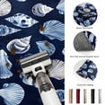 thumbnail image 5 of Entryway Rug 2'x3', Navy Blue Coastal Kitchen Runner Rugs Non-Slip Carpet Mats, Summer Beach Shell Conch Bedside Rugs Runners Washable Floor Carpet for Bathroom Laundry Room, 5 of 8