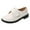 Z1-White, variant on Splozh Kids formal Dress Shoes Square Toe Classic Comfort Wing Tip Oxford Shoe for Boys,Black 12