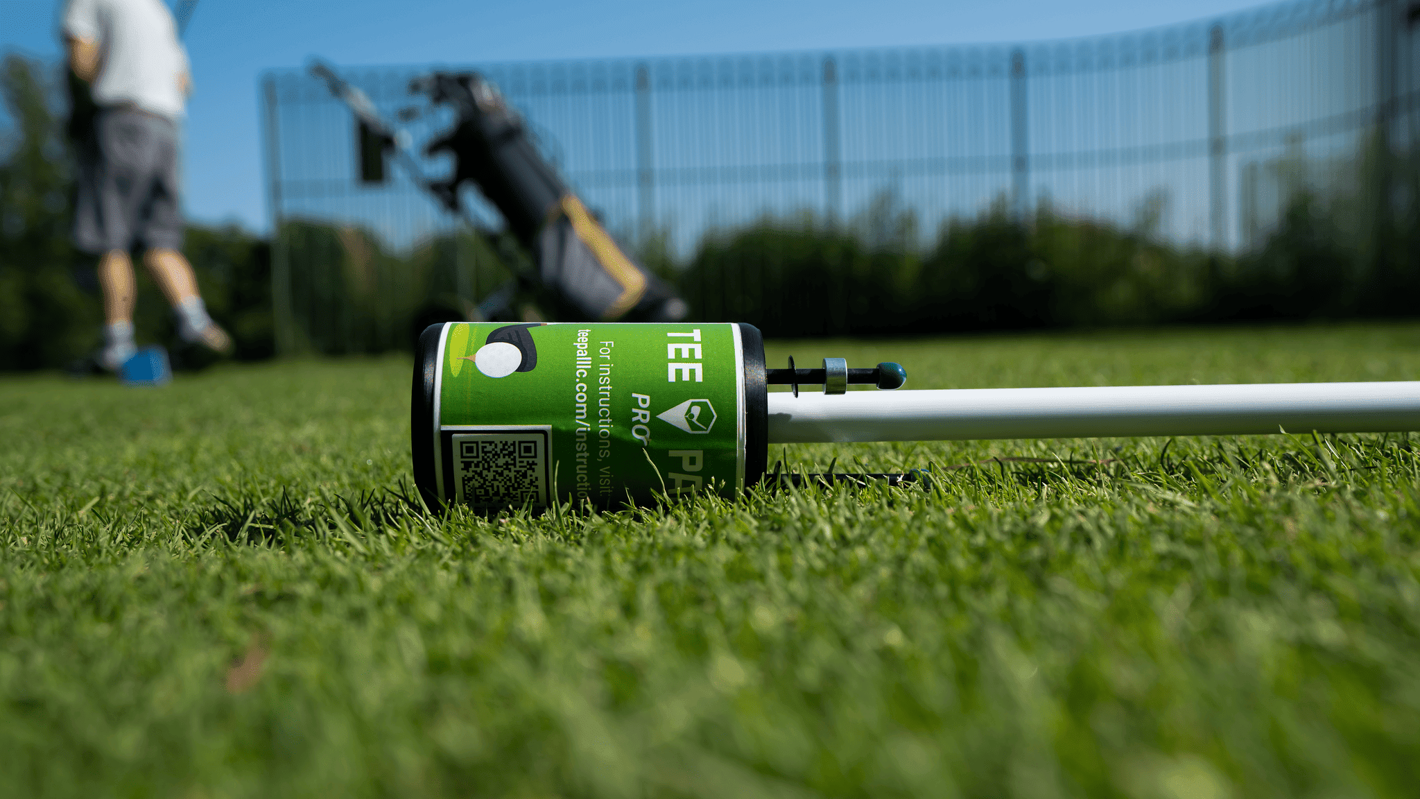 Tee Pal Pro Golf Ball Teeing Device W/2 Magnetic Tee Height Probes For Seniors With Bending Issues