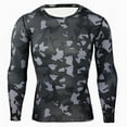 thumbnail image 2 of Prolriy Shirts for Men Tops Camouflage T Shirts Blouse Long Men's Outdoor Sleeves Quick Drying Men's Dress Shirts Mens Shirts Dark Gray XL, 2 of 5