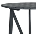 thumbnail image 5 of SAFAVIEH Cloverdale Transitional Outdoor Patio Round Table, Dark Slate Grey, 5 of 5