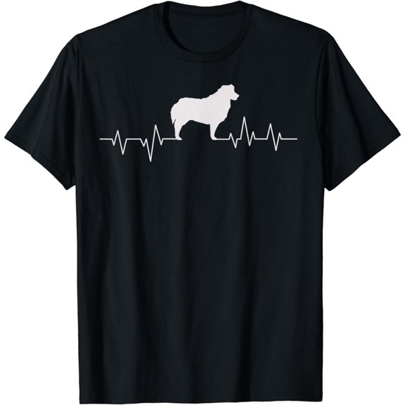 Australian Shepherd Heartbeat Aussie Herding Dog Breed T-Shirt