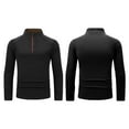 thumbnail image 4 of BLCHUNen Athletic Shirts for Men Casual 1/4 Zip Lightweight Stand Collar Pullover Long Sleeve Active Sports Workout Tops, 4 of 9