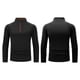 thumbnail image 5 of pstuiky manga larga de hombre, Blusa informal y moderna de manga larga con cremallera para hombre camisetas de hombre l, 5 of 9