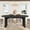 Black, variant on Senfot 70.9" Oval Dining Table for 6-8 People, Spacious Kitchen Table with Sturdy Wooden Base, Ideal for Family Meals