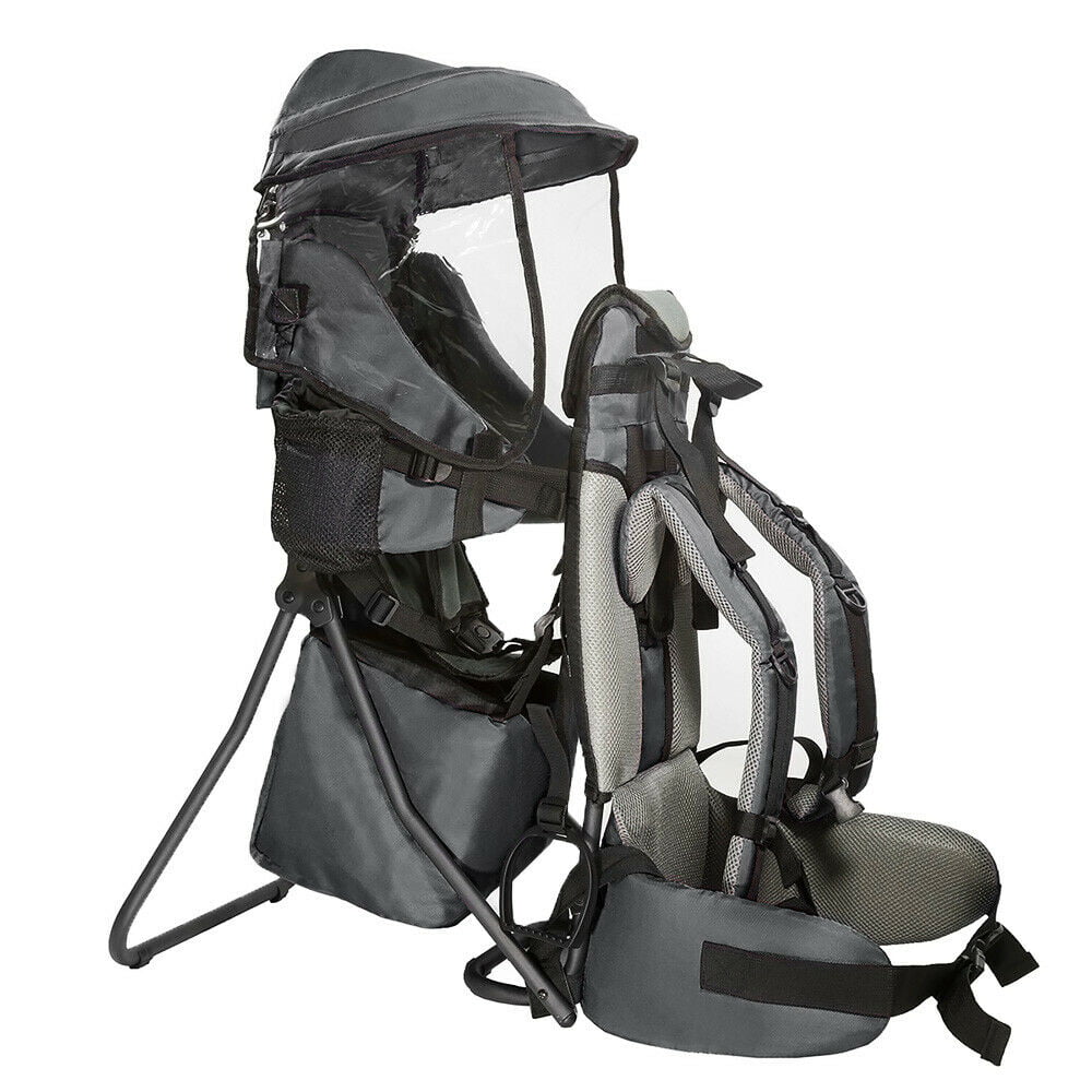 ClevrPlus Deluxe Baby Carrier Outdoor Light Hiking Child Backpack Camping Green 