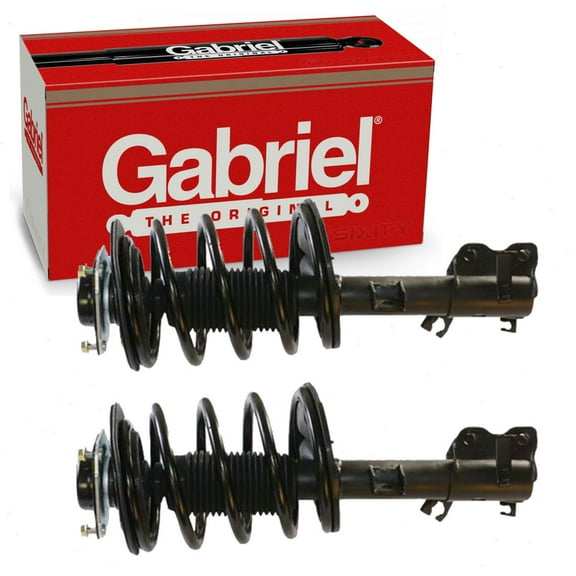 2 pc Gabriel G57031 ReadyMount Suspension Strut & Coil Springs for Assembly Shock Shocks Struts Fits select: 2002-2006 NISSAN ALTIMA, 2004-2008 NISSAN MAXIMA