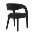 thumbnail image 4 of Side Dining Chair, Black, Fabric, Kitchen Cafe Bistro Hospitality Restaurant, Modern Contemporary HB35934, 4 of 10