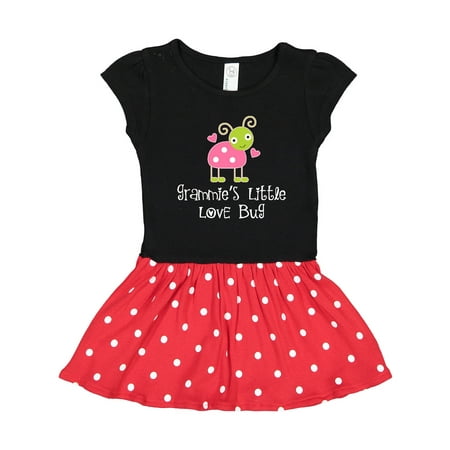 

Inktastic Grammie Valentines Day Ladybug Girls Gift Toddler Girl Dress
