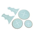 thumbnail image 2 of 3-tier Cake Stand cupcake Cardboard, Kids Birthday Wedding Party Decoration,Green, 2 of 8