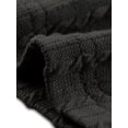 thumbnail image 5 of DARING DIVA Women's Lounge Sets Ribbed Knit Short Sleeves Pajamas with Shorts XS Black, 5 of 6