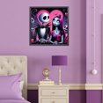 thumbnail image 2 of 5D DIY Con Cuentas Cuadradas Completa Jack Y Sally Del Arte 35x35cm, 2 of 9