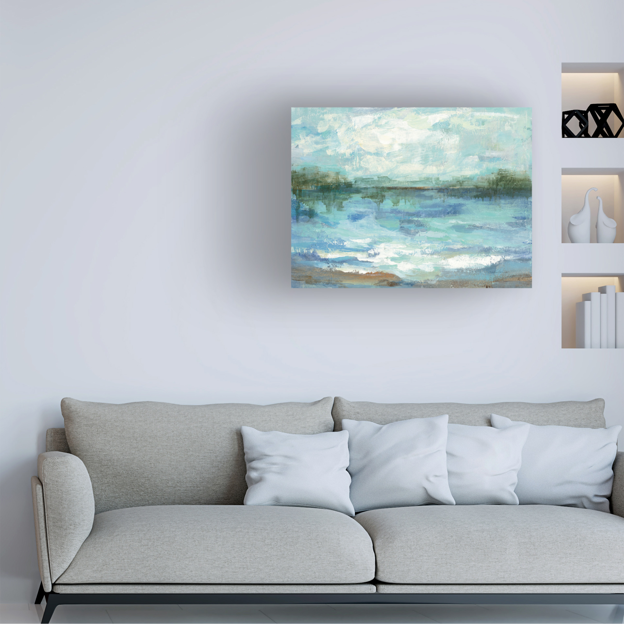 Trademark Fine Art 'Mirrored Sky Crop' Canvas Art by Silvia Vassileva
