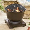 Better Homes and Gardens Oil-Rubbed Brass Urn Fire Pit