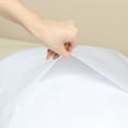 thumbnail image 3 of REGALWOVEN Pillow Cases Set of 2, Soft Satin Polyester Cooling Pillow Covers with Envelope Closure Gray White Queen, 3 of 7