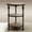 Brown, variant on Accreate Round End Table, 3-Tier Side Table Living Room Accent Table with Storage Shelf and Metal Industrial Wood Bed Side Table