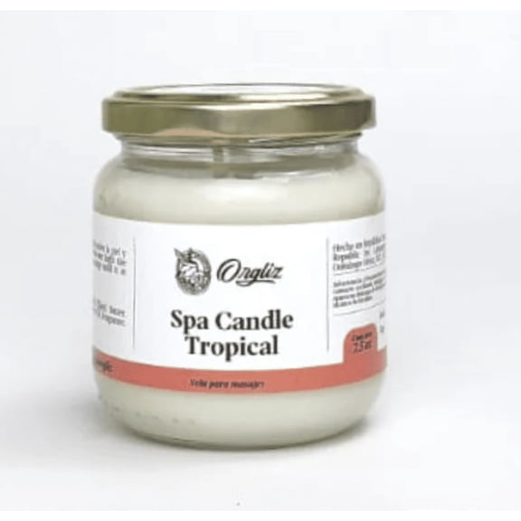 Spa Massage Candle Tropical Orgliz