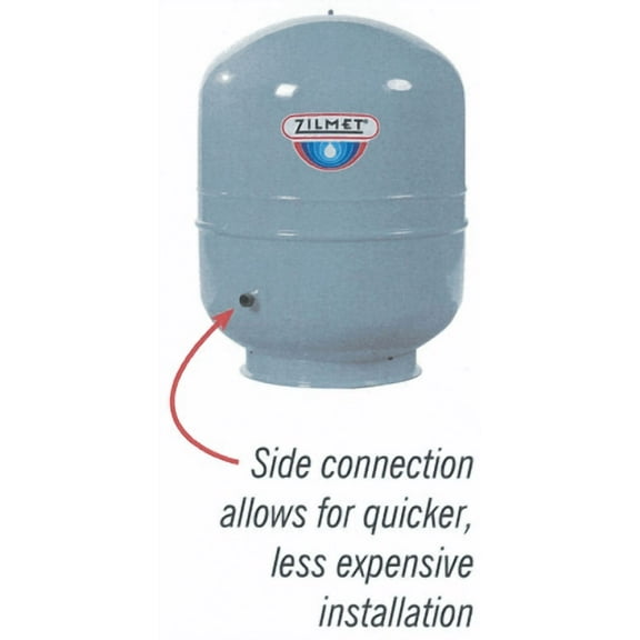 Zilmet ZHT50-90 13.2 Gal Hydronic Tank 3/4'' NPT Connection