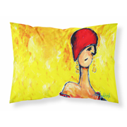 Azalines Earrings Lady Fabric Standard Pillowcase-30 x 20.5-