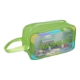 thumbnail image 4 of 1 Pc Women Convenient Clear Cosmetic Bag for Vacation Camping Business Travel Green-M, 4 of 4