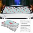 thumbnail image 4 of Kdxio Watermelon Print Front Windshield Sun Shade,Folding Auto Sunshade for Car Truck SUV-, 4 of 7